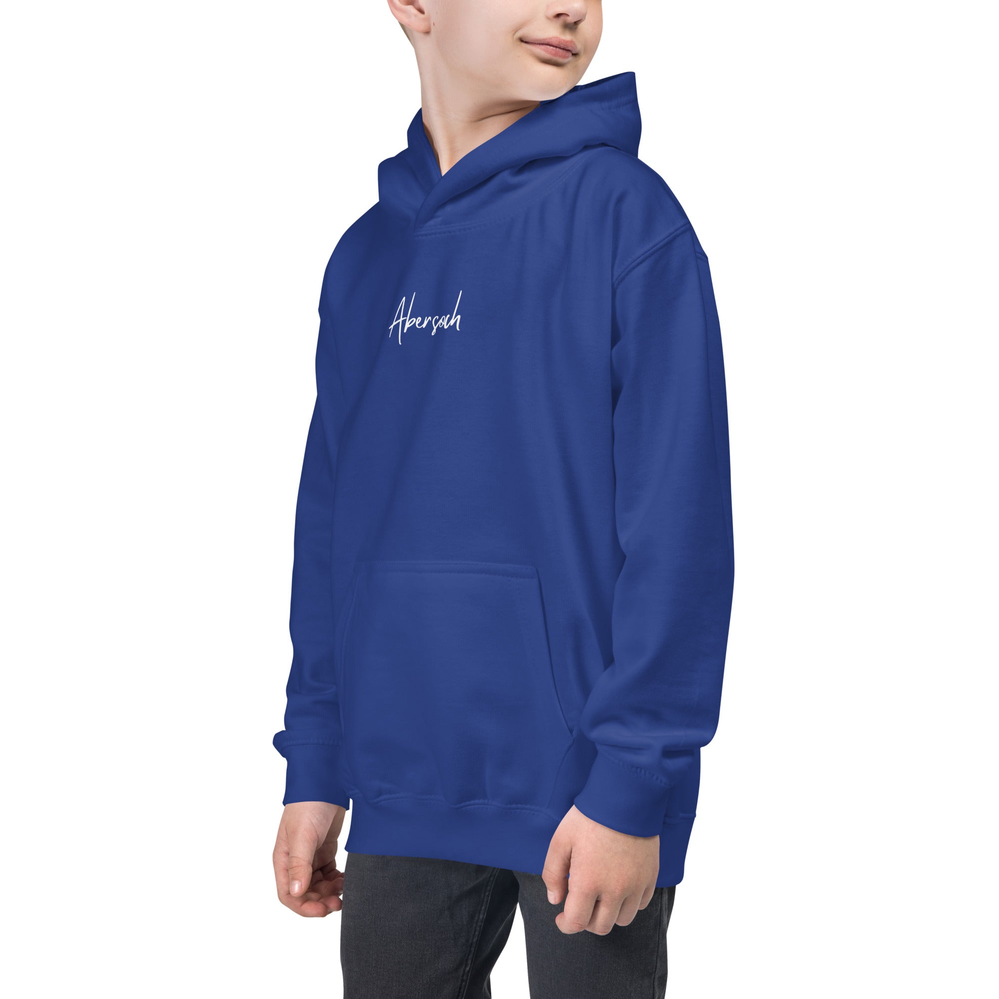 Abersoch Handwritten Typography Boys Hoodie image 1