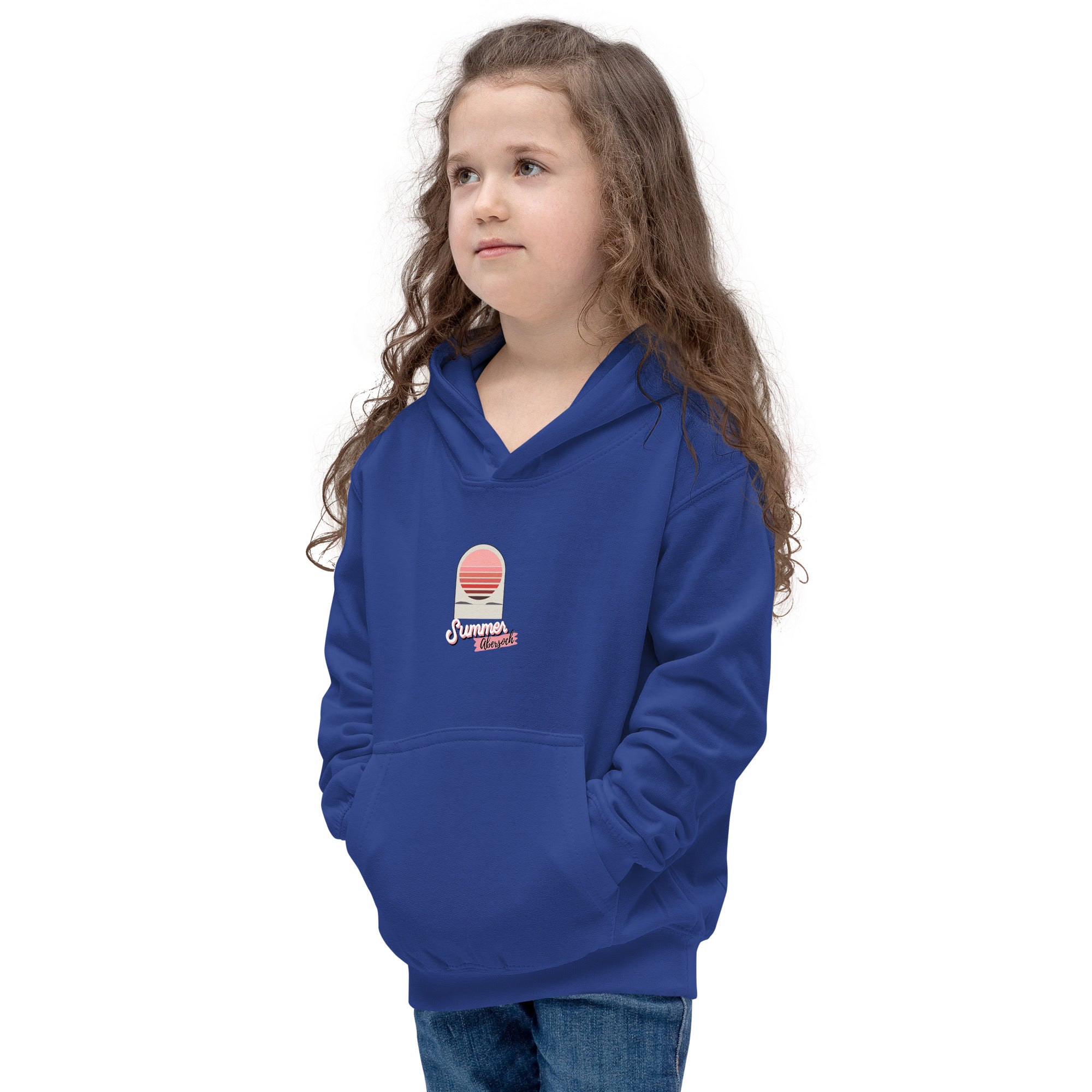 Abersoch Summer Sunset Girls Hoodie image 1