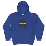 Abersoch Typography Black Square Girls Hoodie image 1
