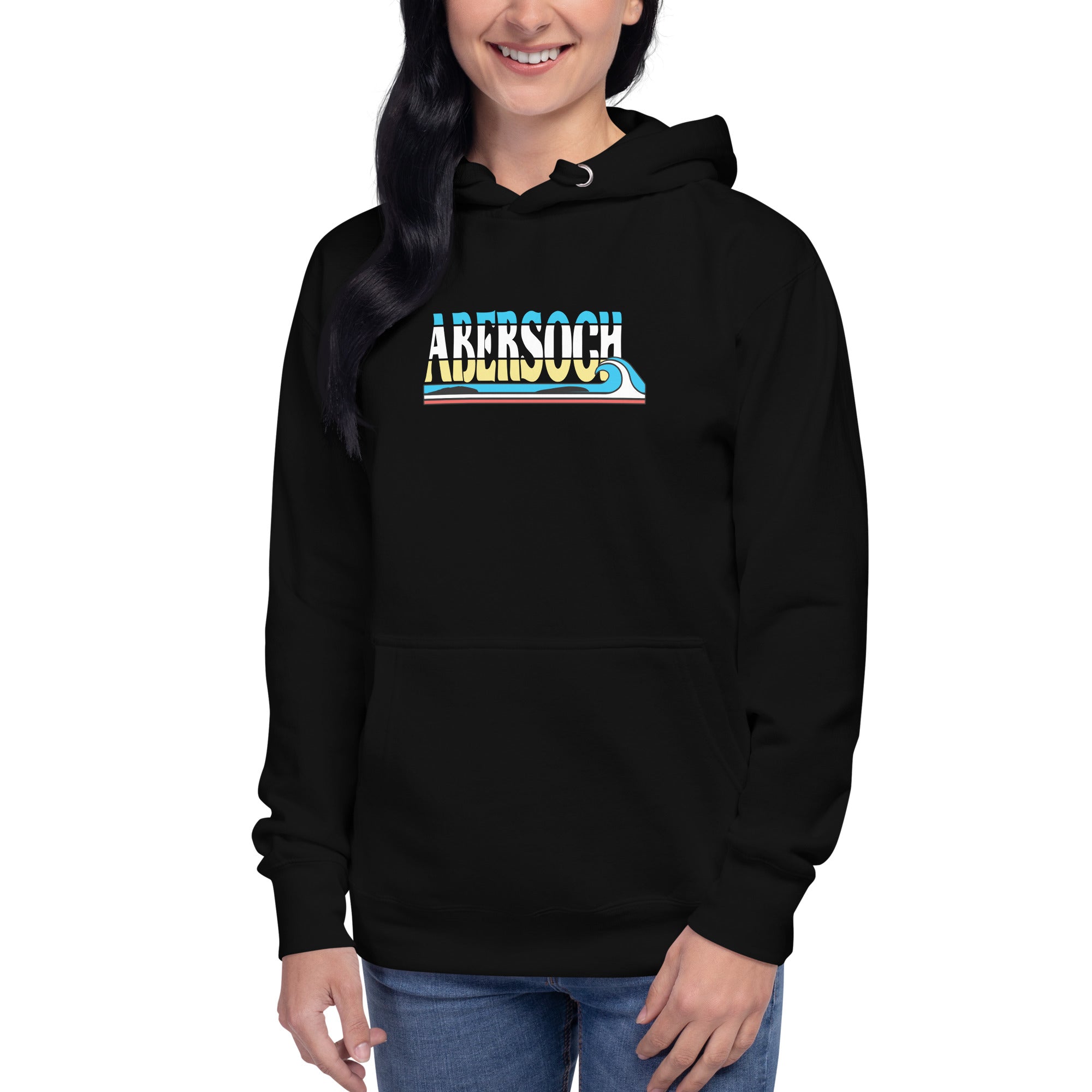 Abersoch Ocean Wave Women Premium Hoodie image 1