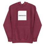 Abersoch Typography White Square Women Premium Hoodie image 2