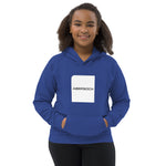 Abersoch Typography White Square Girls Hoodie image 0