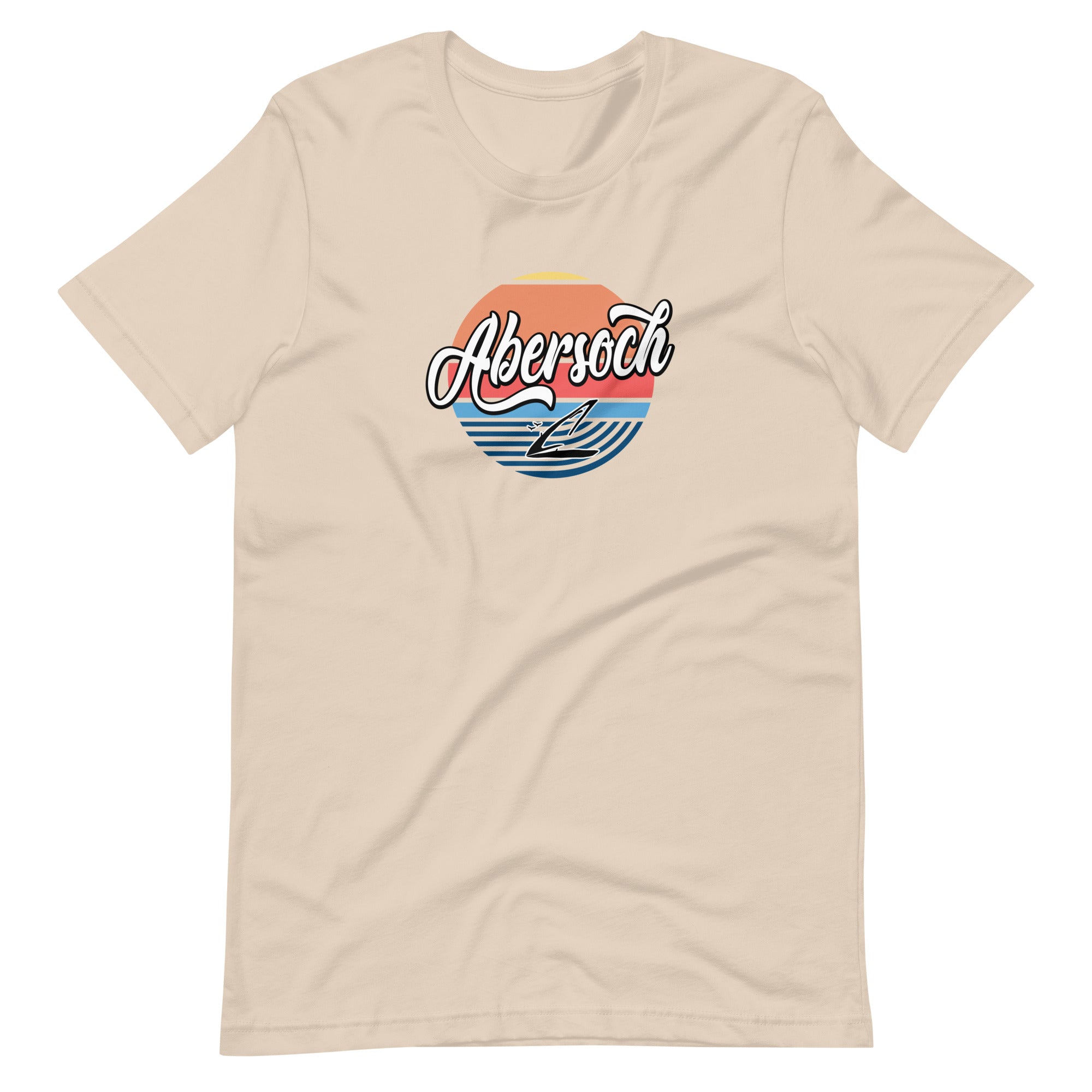 Abersoch Logo Retro Beach Staple T-Shirt image 5