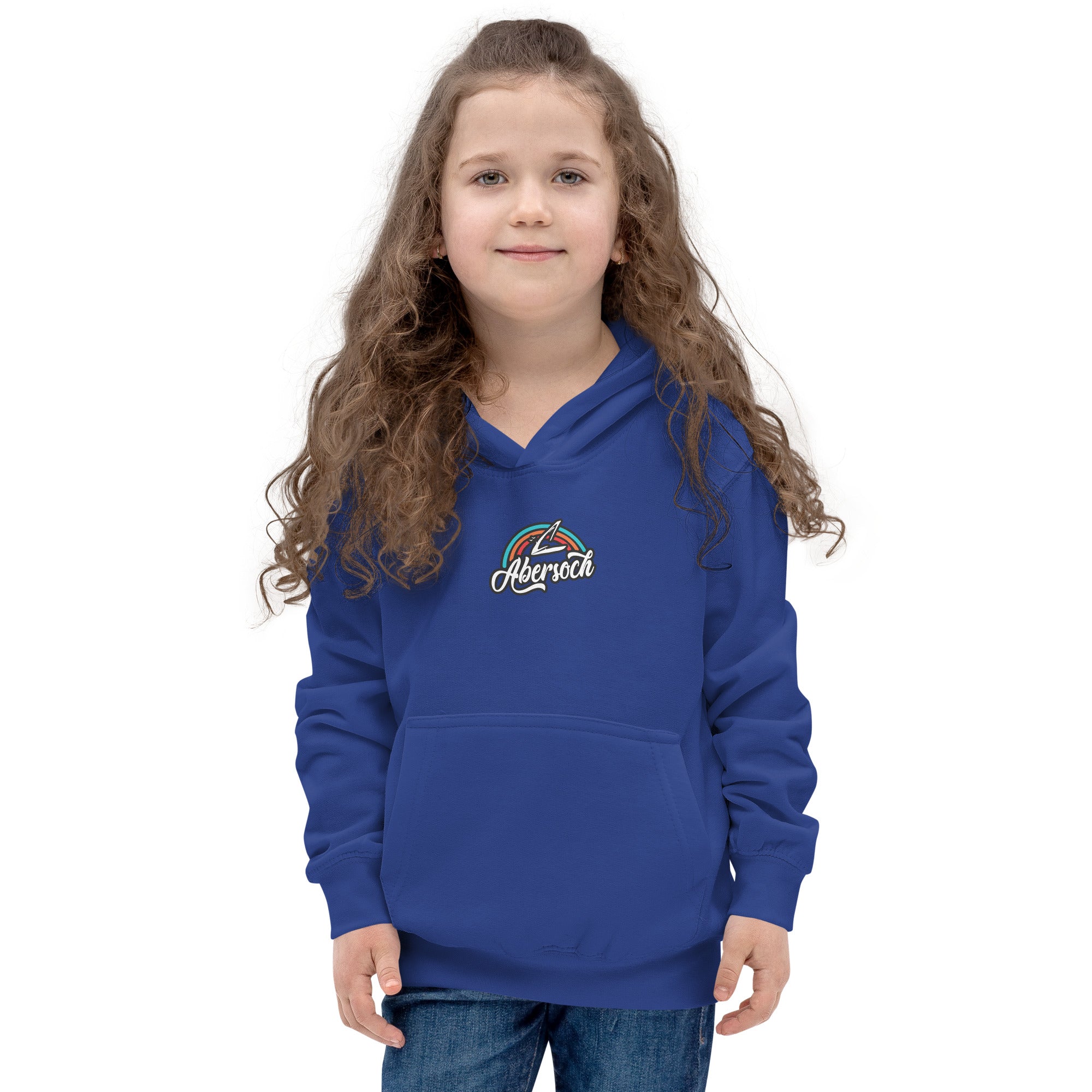 Abersoch Rainbow Girls Hoodie image 0