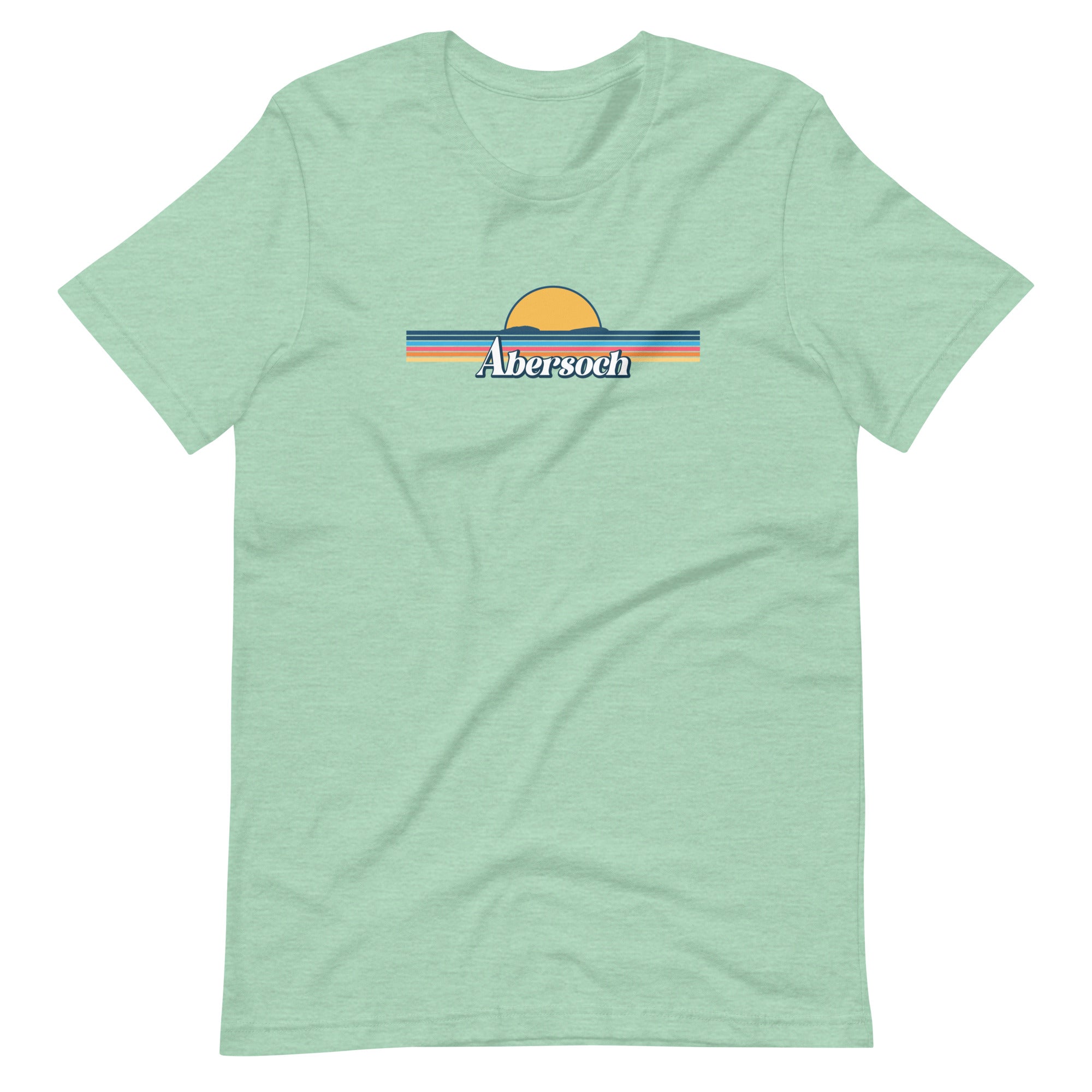 Abersoch Retro Line Sunset Staple Women T-shirt image 5