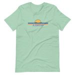 Abersoch Retro Line Sunset Staple Women T-shirt image 5