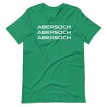Abersoch Triple Typography White Staple T-Shirt image 9