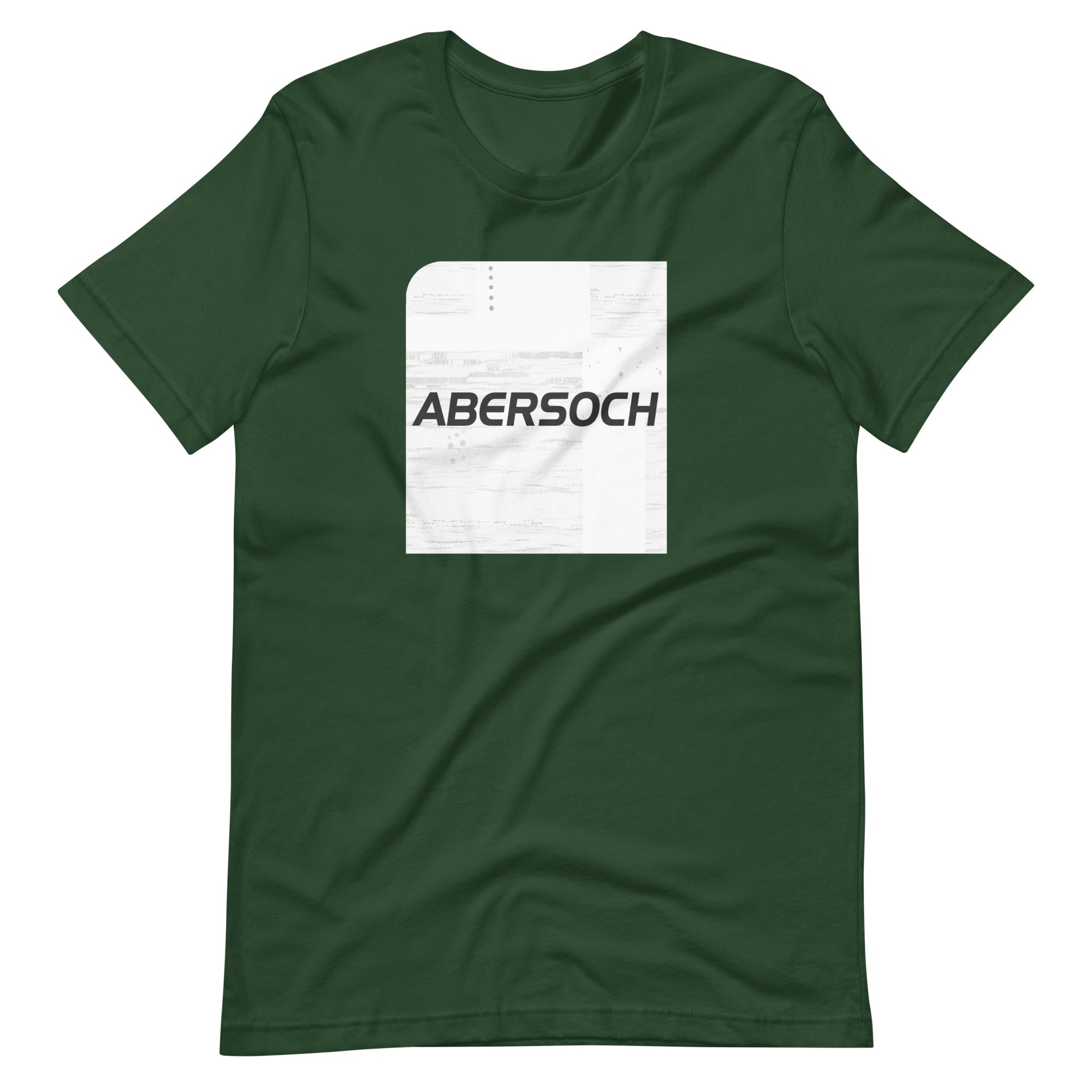 Abersoch Typography Distressed White Square Staple T-Shirt image 7