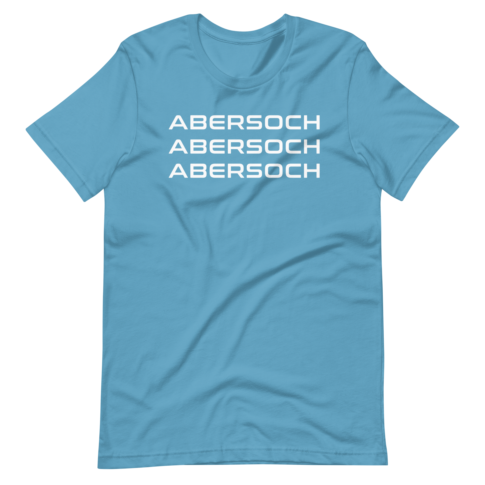 Abersoch Triple Typography White Staple T-Shirt image 11