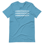 Abersoch Triple Typography White Staple T-Shirt image 11
