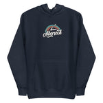 Abersoch Rainbow Women Premium Hoodie image 3