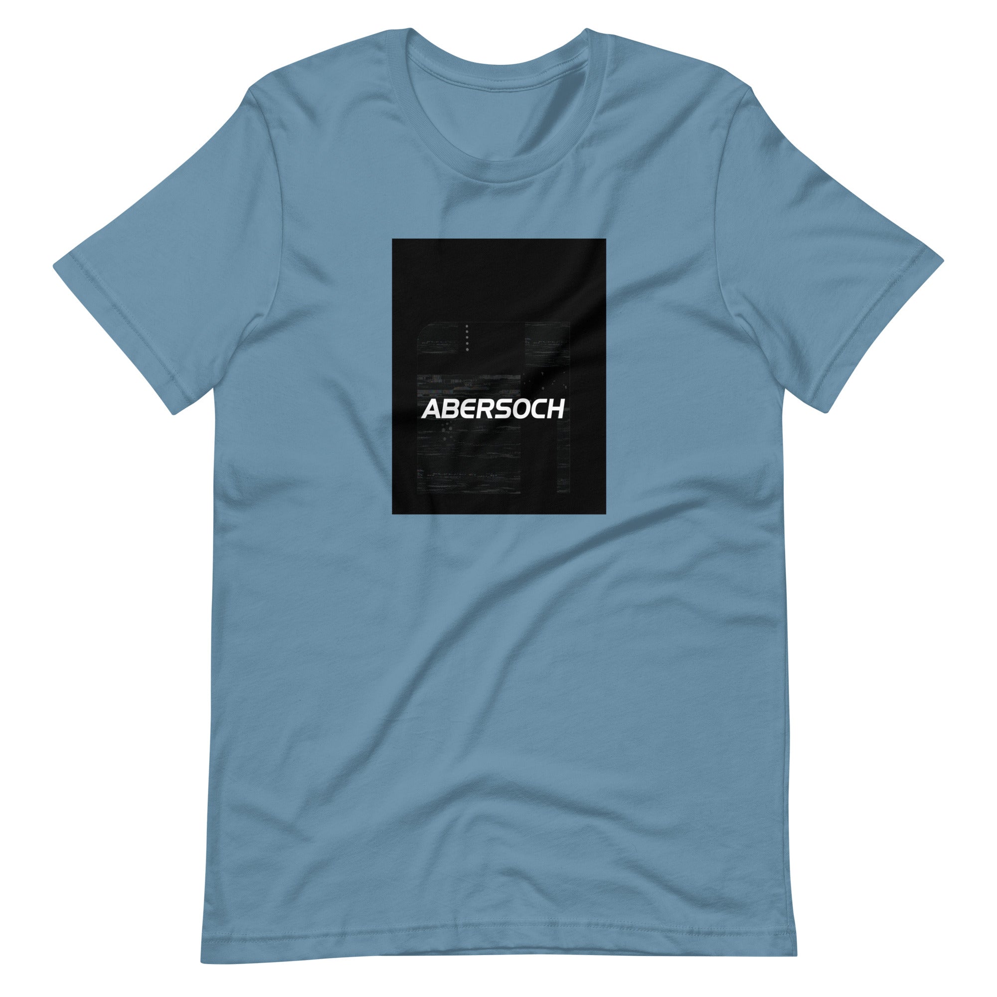 Abersoch Typography Distressed Black Staple T-Shirt image 3