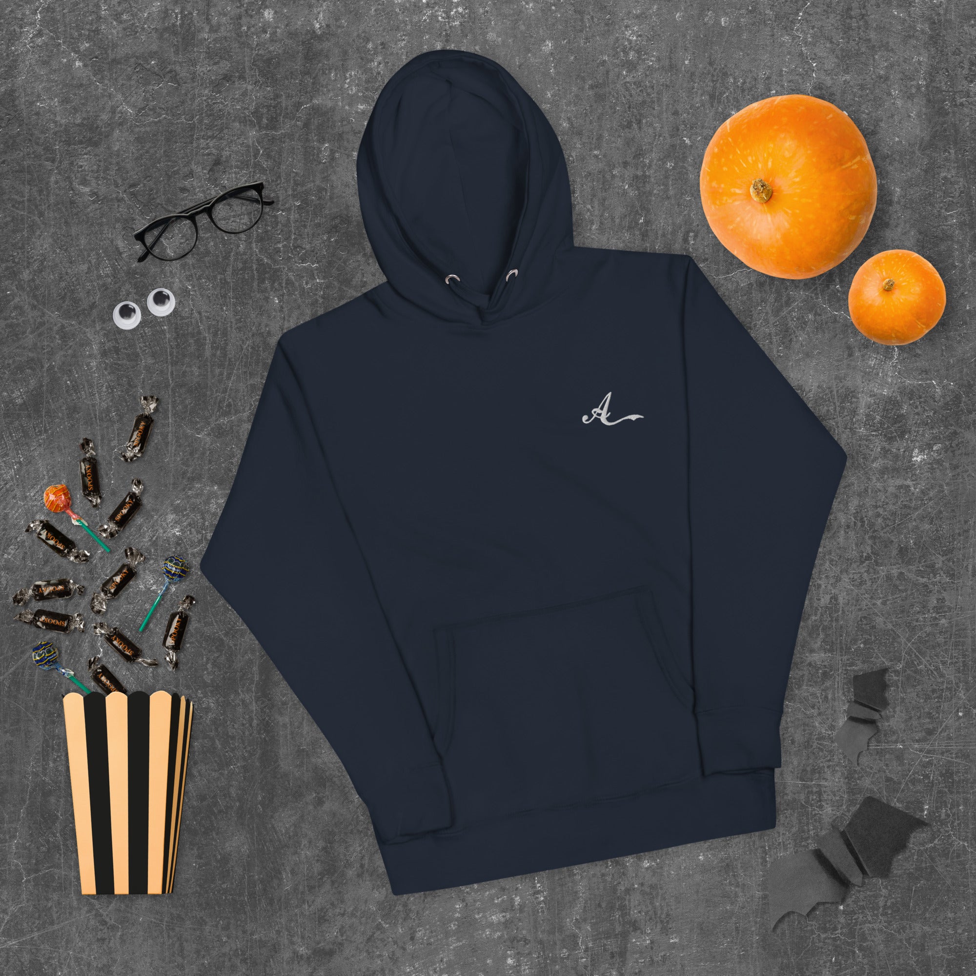 Abersoch Clothing Embroidery A Logo Premium Hoodie image 1