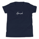 Abersoch Handwritten Typography Boys Short Sleeve T-Shirt image 1