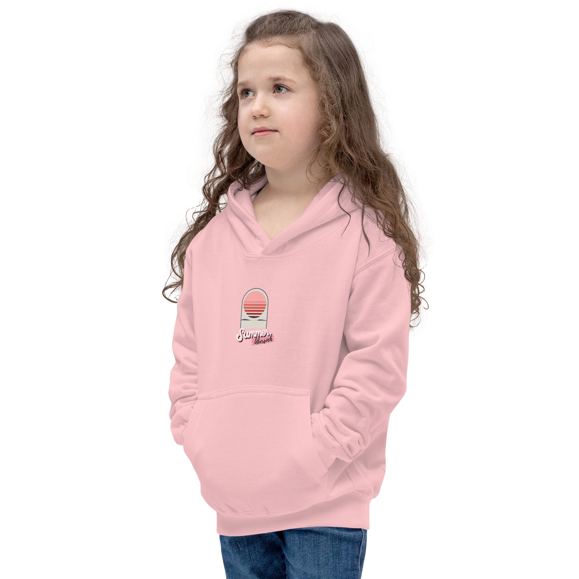Abersoch Summer Sunset Girls Hoodie image 3