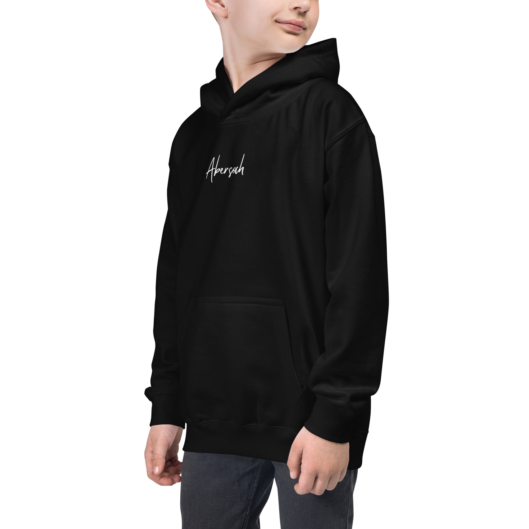 Abersoch Handwritten Typography Boys Hoodie image 0
