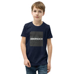 Abersoch Typography Black Square Boys Short Sleeve T-Shirt image 0