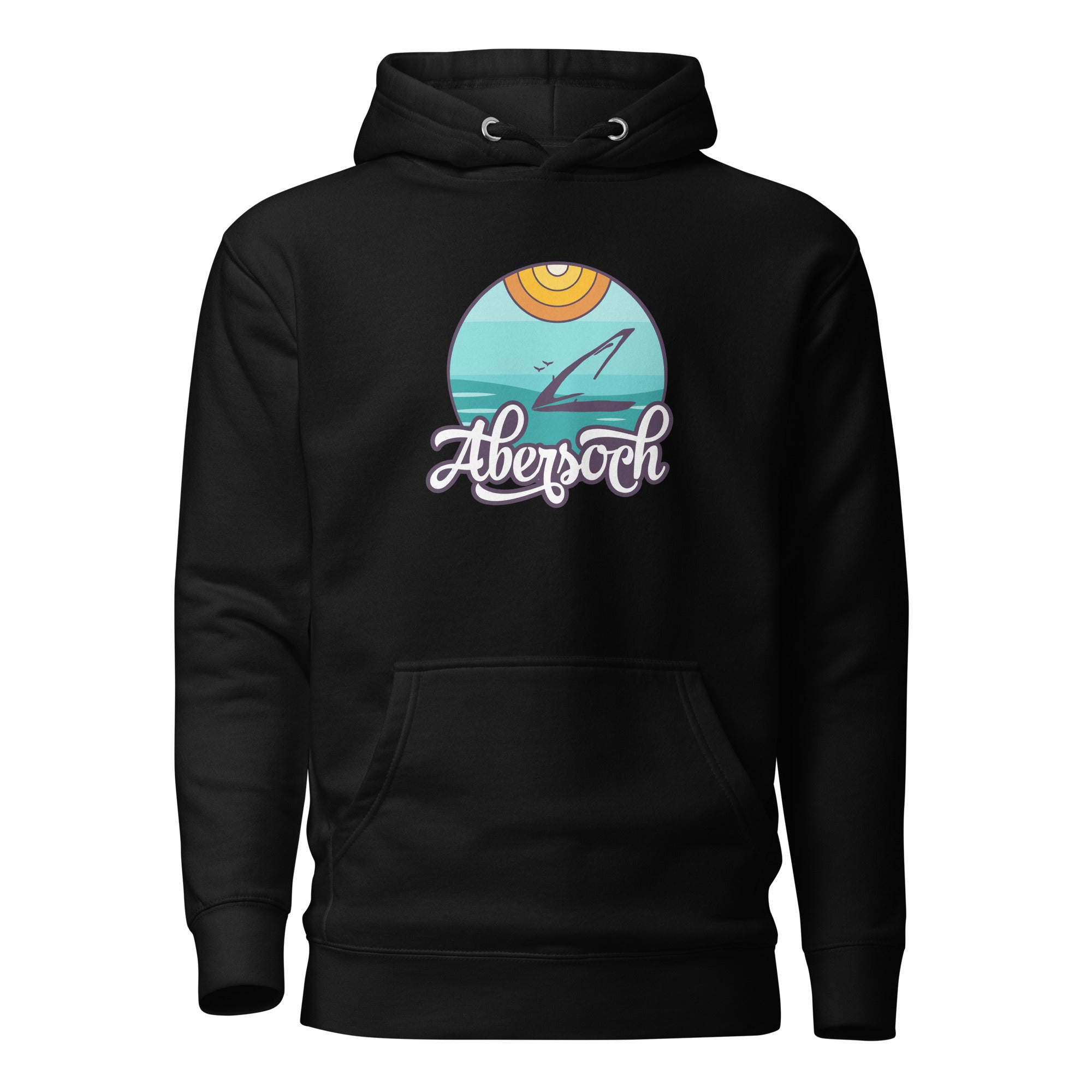 Abersoch Sea Beach Women Premium Hoodie - L, Black image