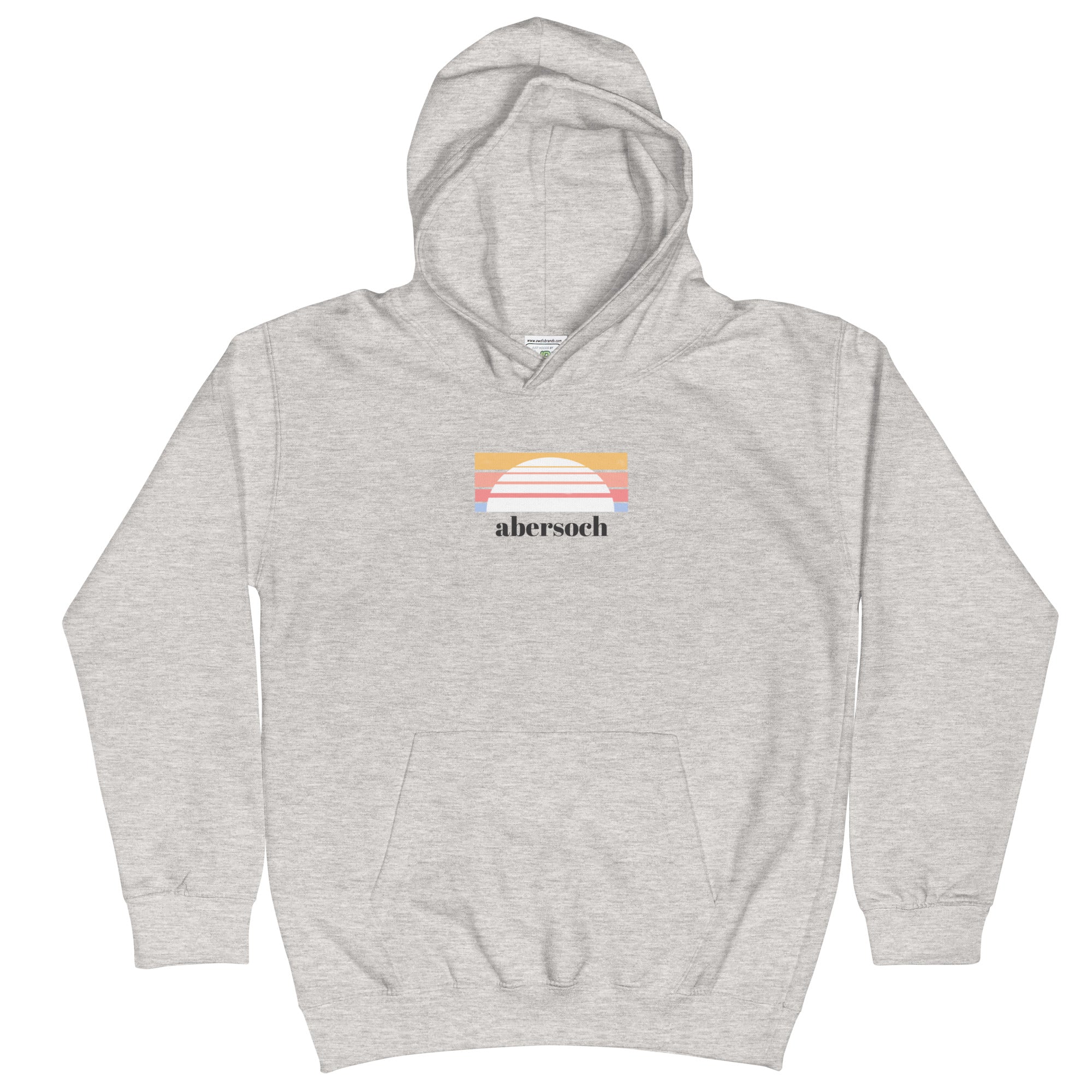 Abersoch Sunset Line Boys Hoodie image 3