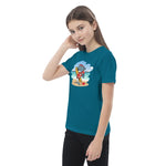 Cute Surfing Dolphin Organic Cotton Kids T-shirt image 12