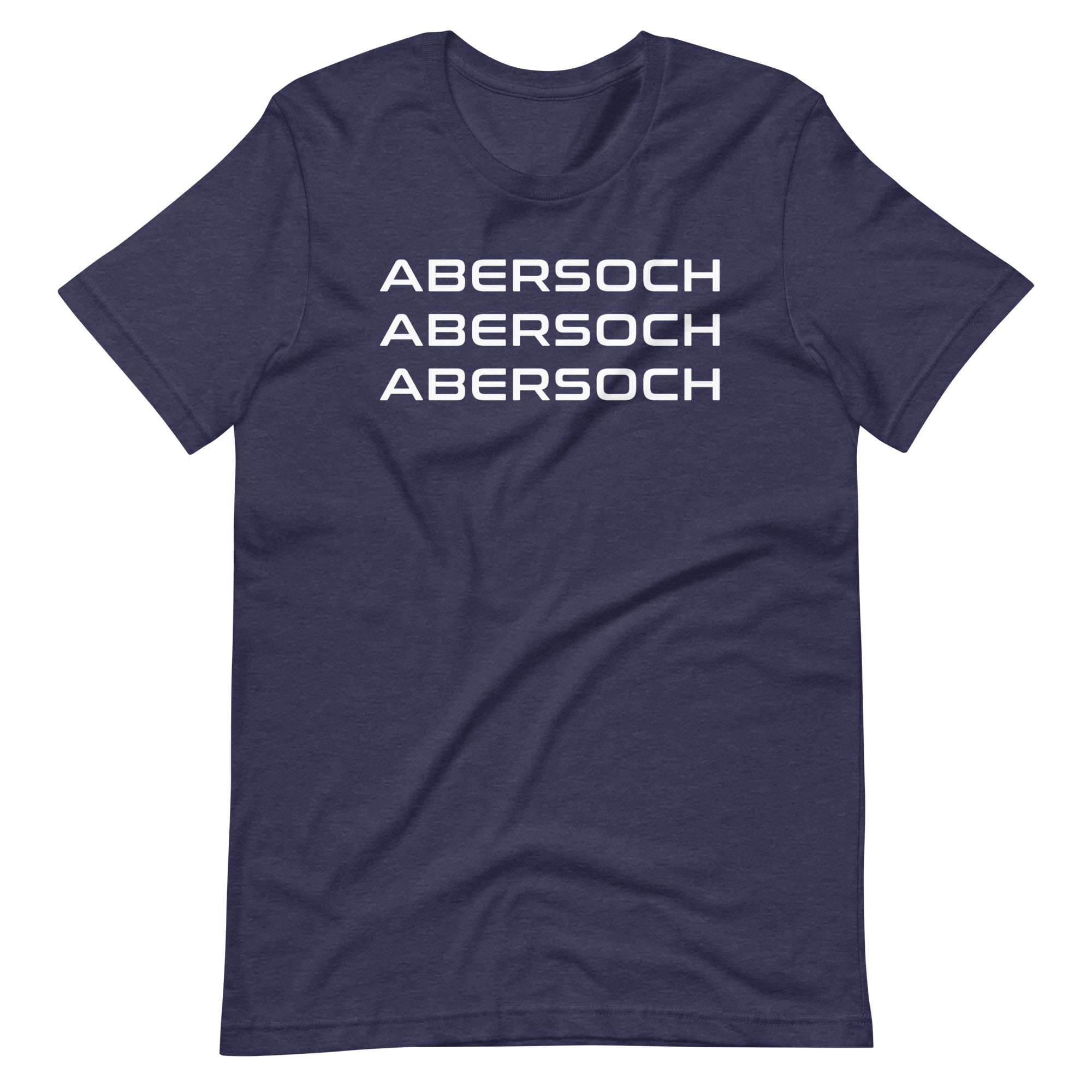 Abersoch Triple Typography White Staple T-Shirt image 4