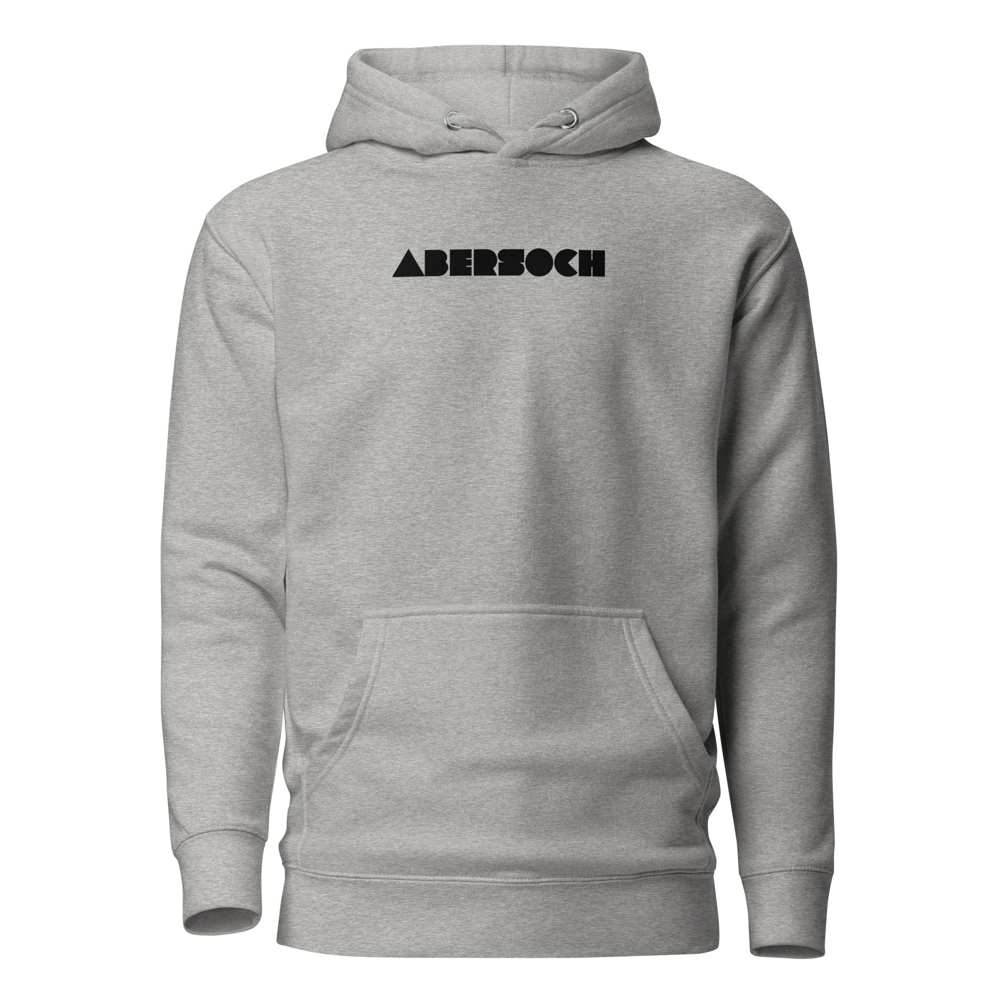 Abersoch Bold Typography Staple Women Premium Hoodie - 3XL, Carbon Grey image