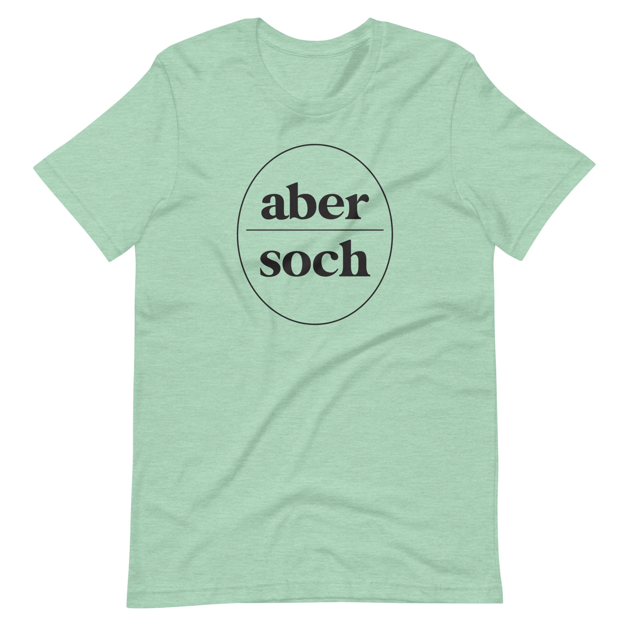 Abersoch Typography Black Circle Staple T-Shirt image 6
