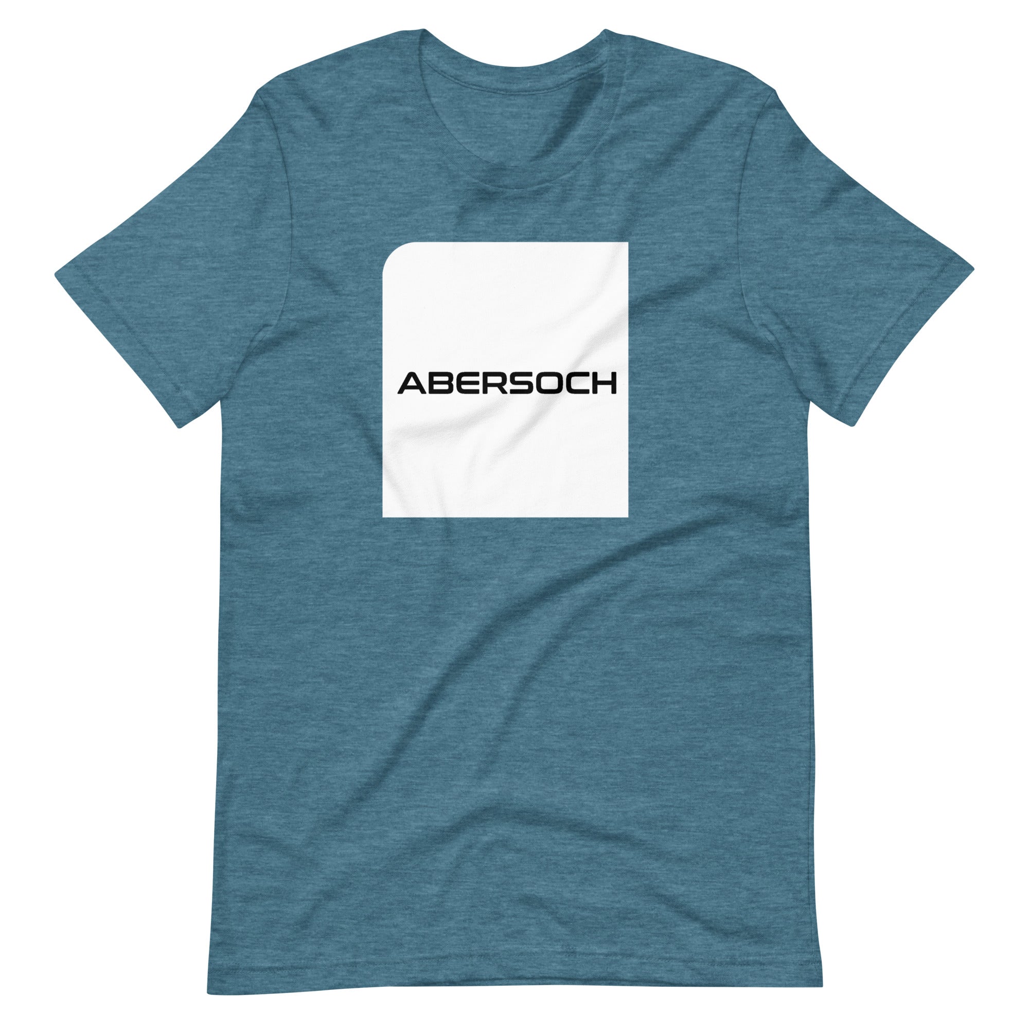 Abersoch Typography White Square Staple T-Shirt image 7