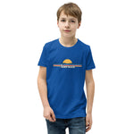 Abersoch Retro Line Sunset Boys Short Sleeve T-Shirt image 0