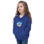 Dolphin Relaxing On Beach Kids Hoodie image 5