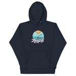 Abersoch Sea Beach Women Premium Hoodie - XL, Navy Blazer image