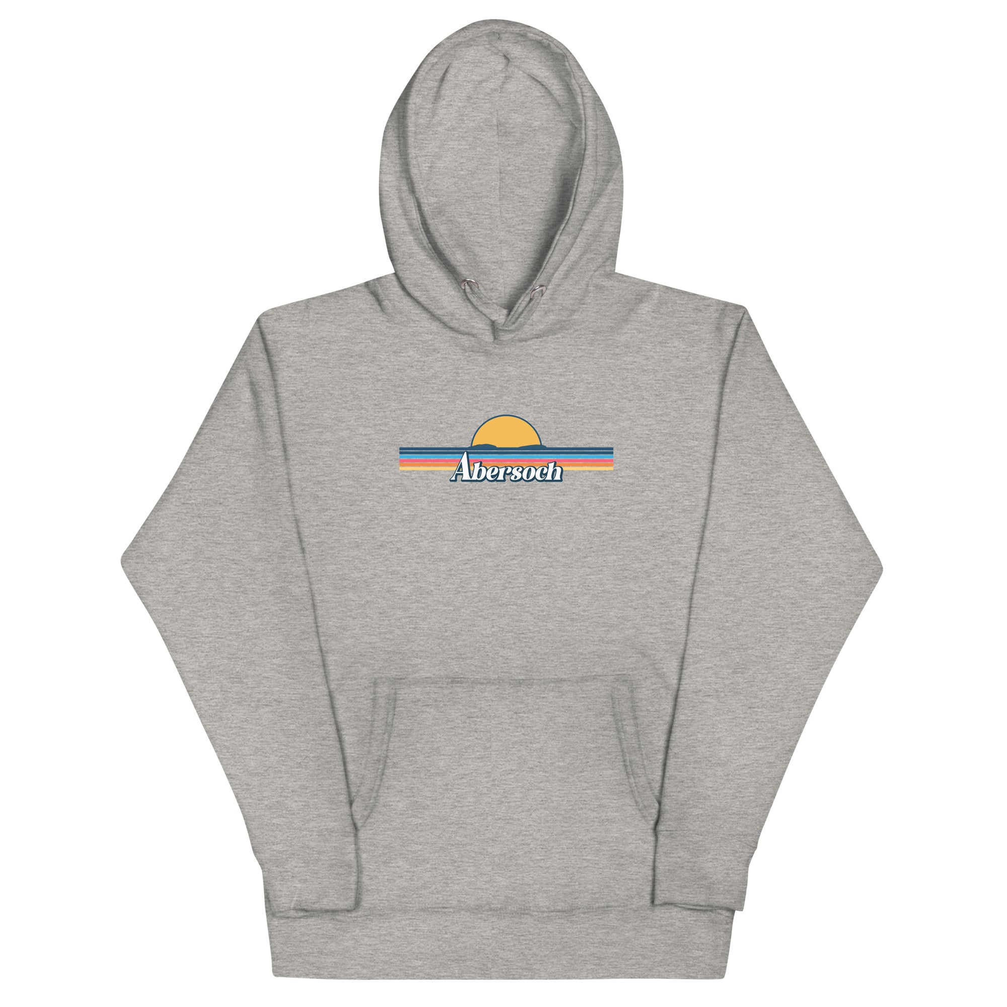 Abersoch Retro Line Sunset Premium Hoodie image 0