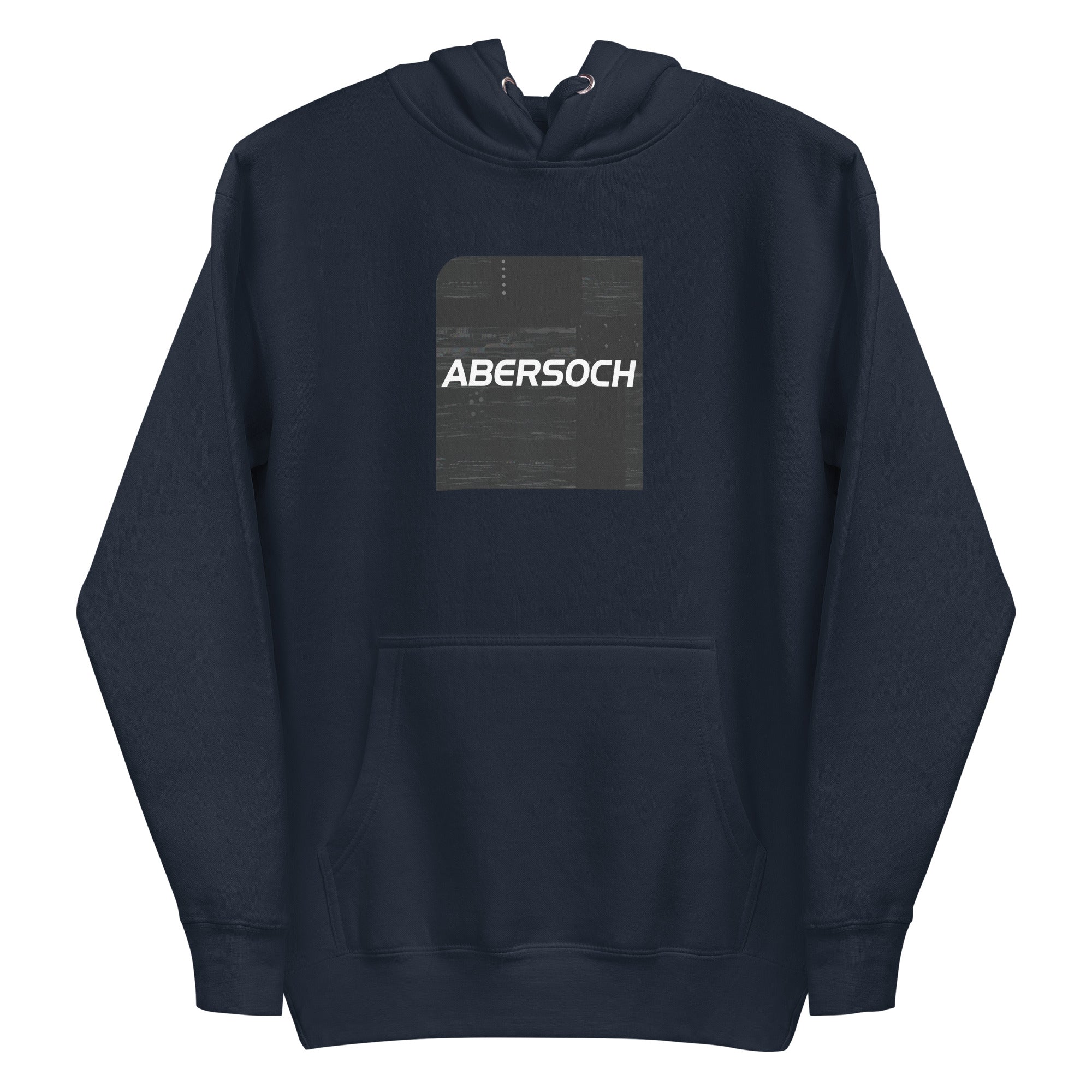 Abersoch Typography Distressed Black Square Women Premium Hoodie image 3