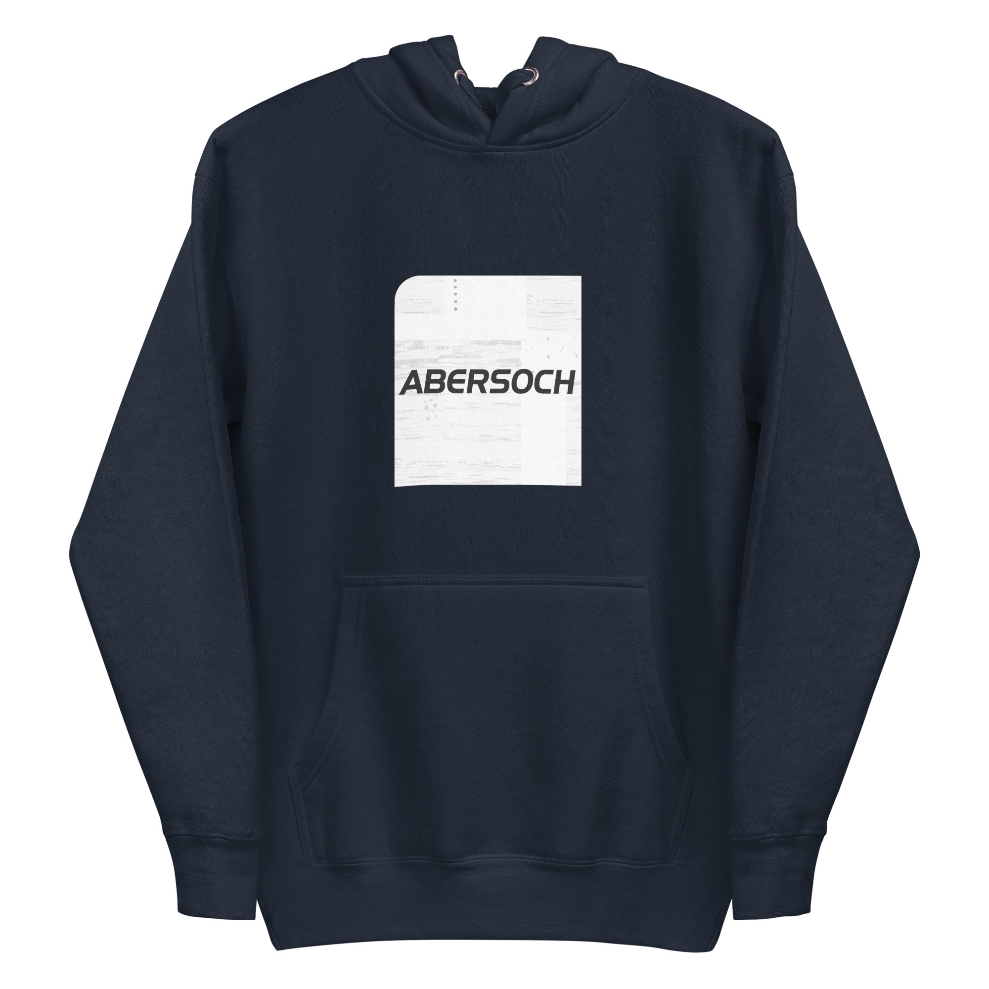 Abersoch Typography Distressed White Square Women Premium Hoodie image 2