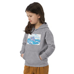Cute Dolphin Wearing Wreath Flower Kids Eco Hoodie image 11
