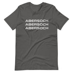Abersoch Triple Typography White Staple Women T-shirt image 7