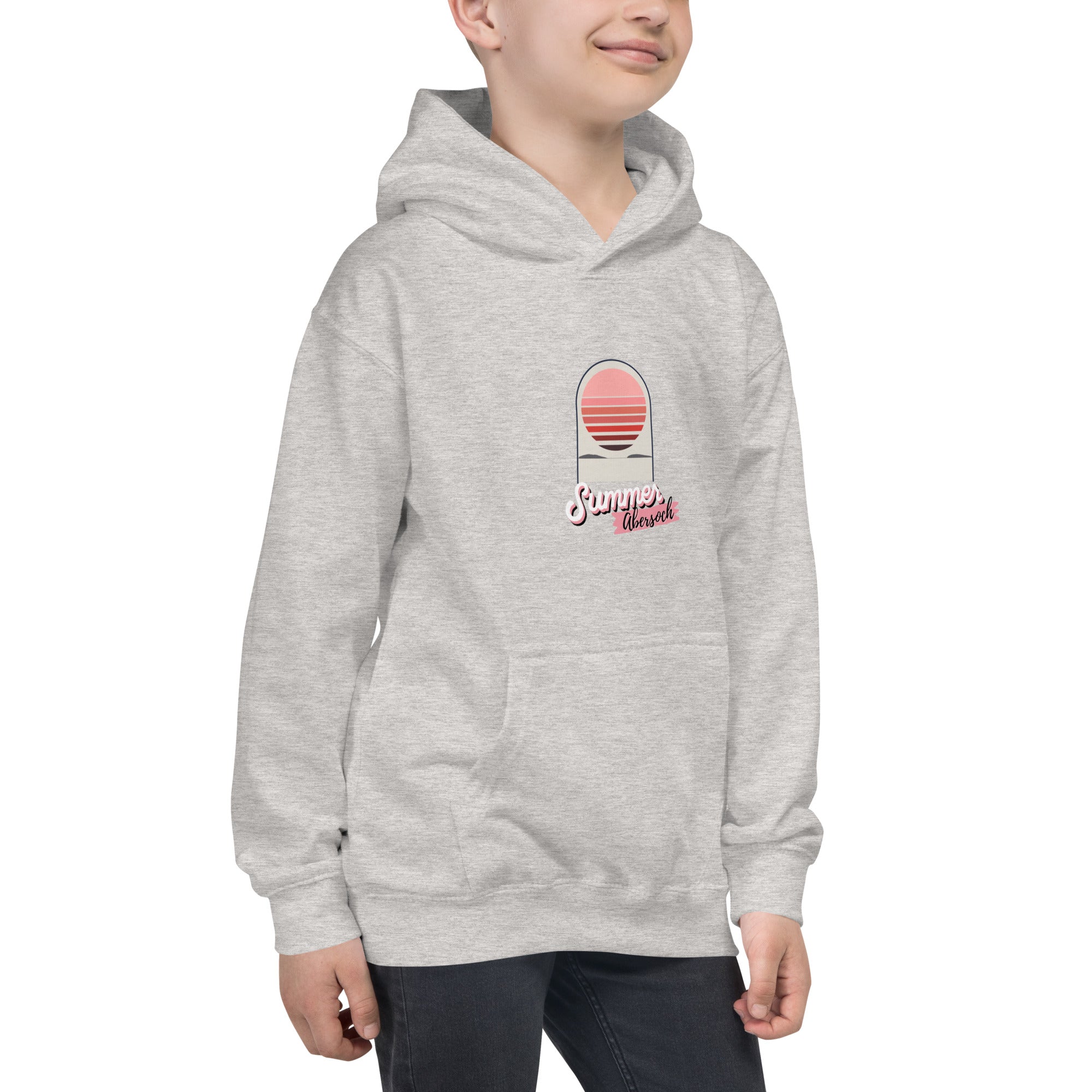 Abersoch Summer Sunset Boys Hoodie image 8