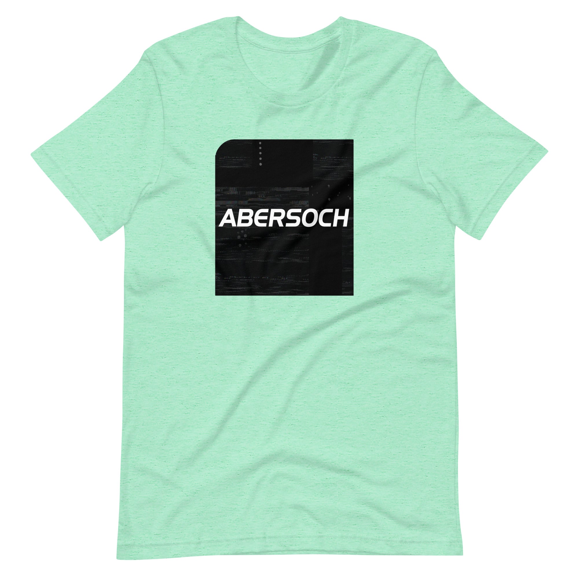 Abersoch Typography Distressed Black Square Staple T-Shirt image 7
