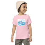 Cute Dolphin Wearing Wreath Flower Toddler Short Sleeve Tee image 3