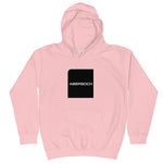 Abersoch Typography Black Square Girls Hoodie image 0