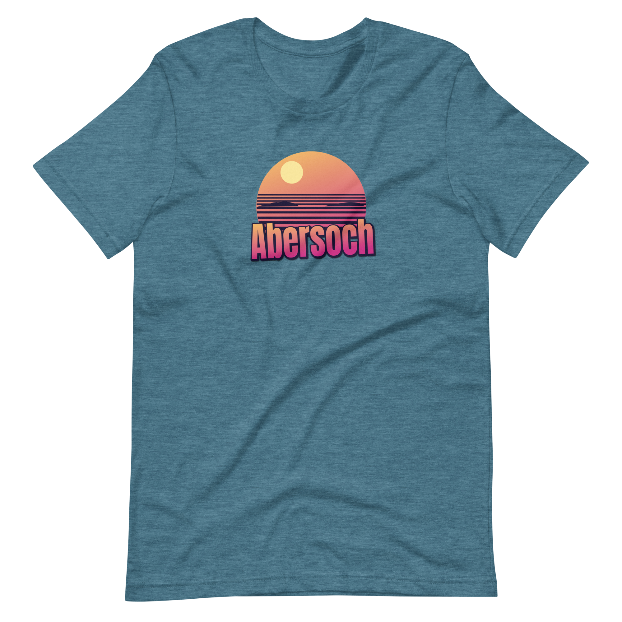 Abersoch Retro Sunset Staple T-Shirt image 9