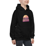 Abersoch Retro Sunset Boys Hoodie image 1