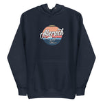 Abersoch Logo Retro Beach Women Premium Hoodie image 2