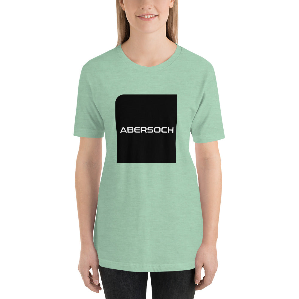 Abersoch Typography Black Square Staple Women T-shirt image 0