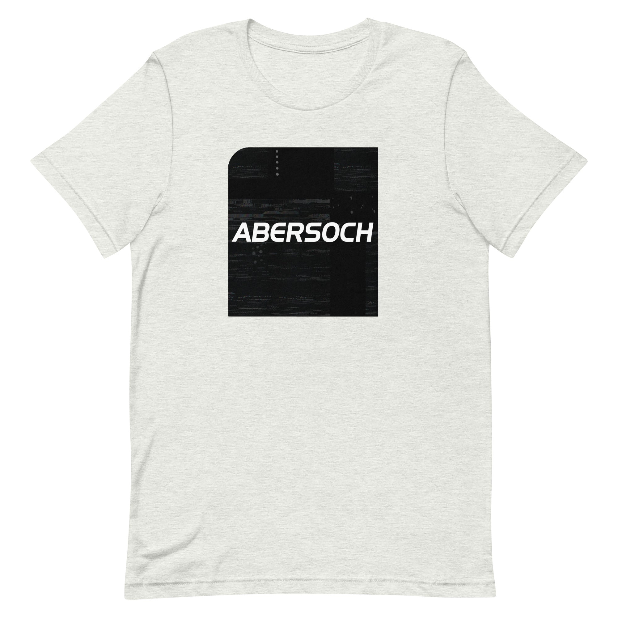 Abersoch Typography Distressed Black Square Staple T-Shirt image 2