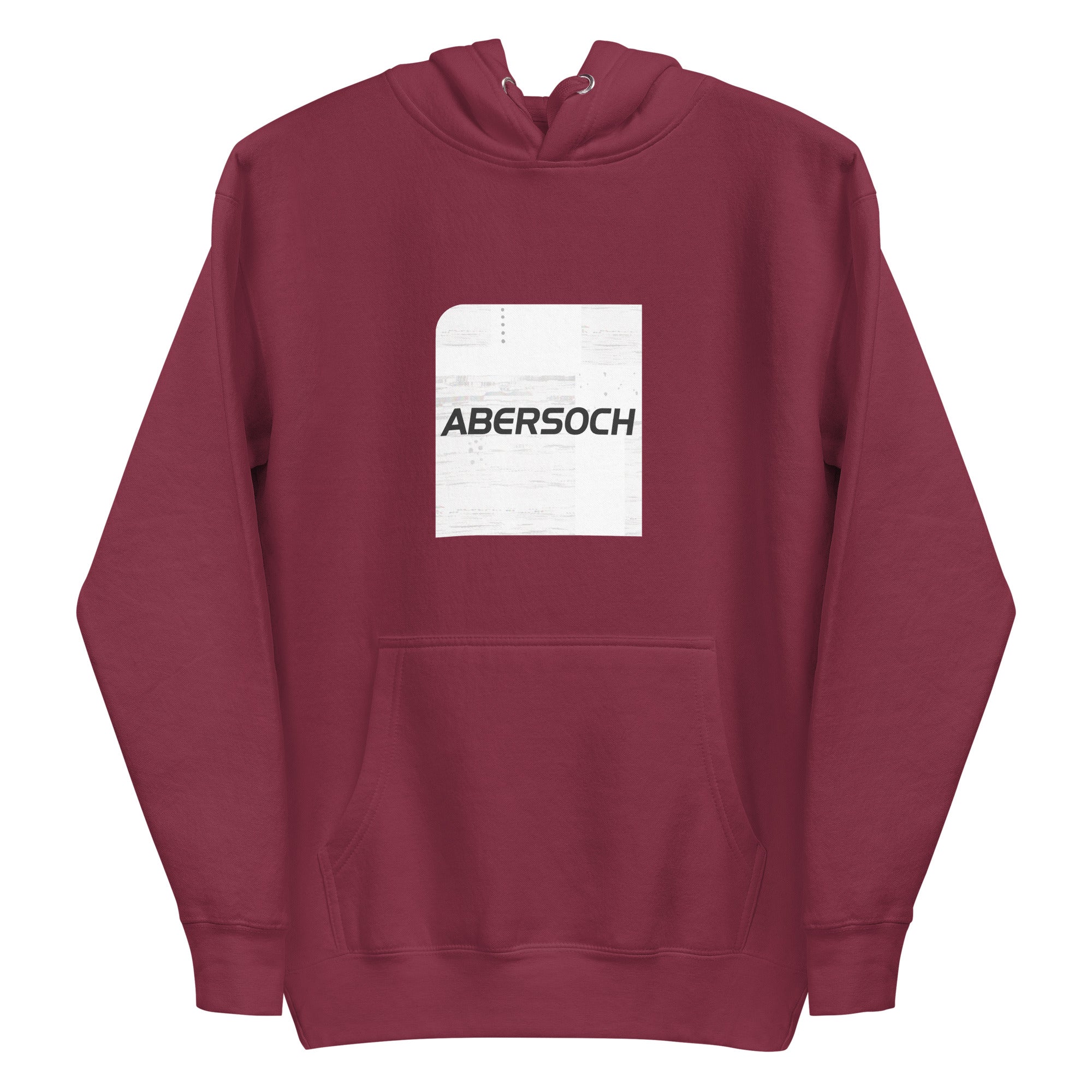 Abersoch Typography Distressed White Square Women Premium Hoodie image 3