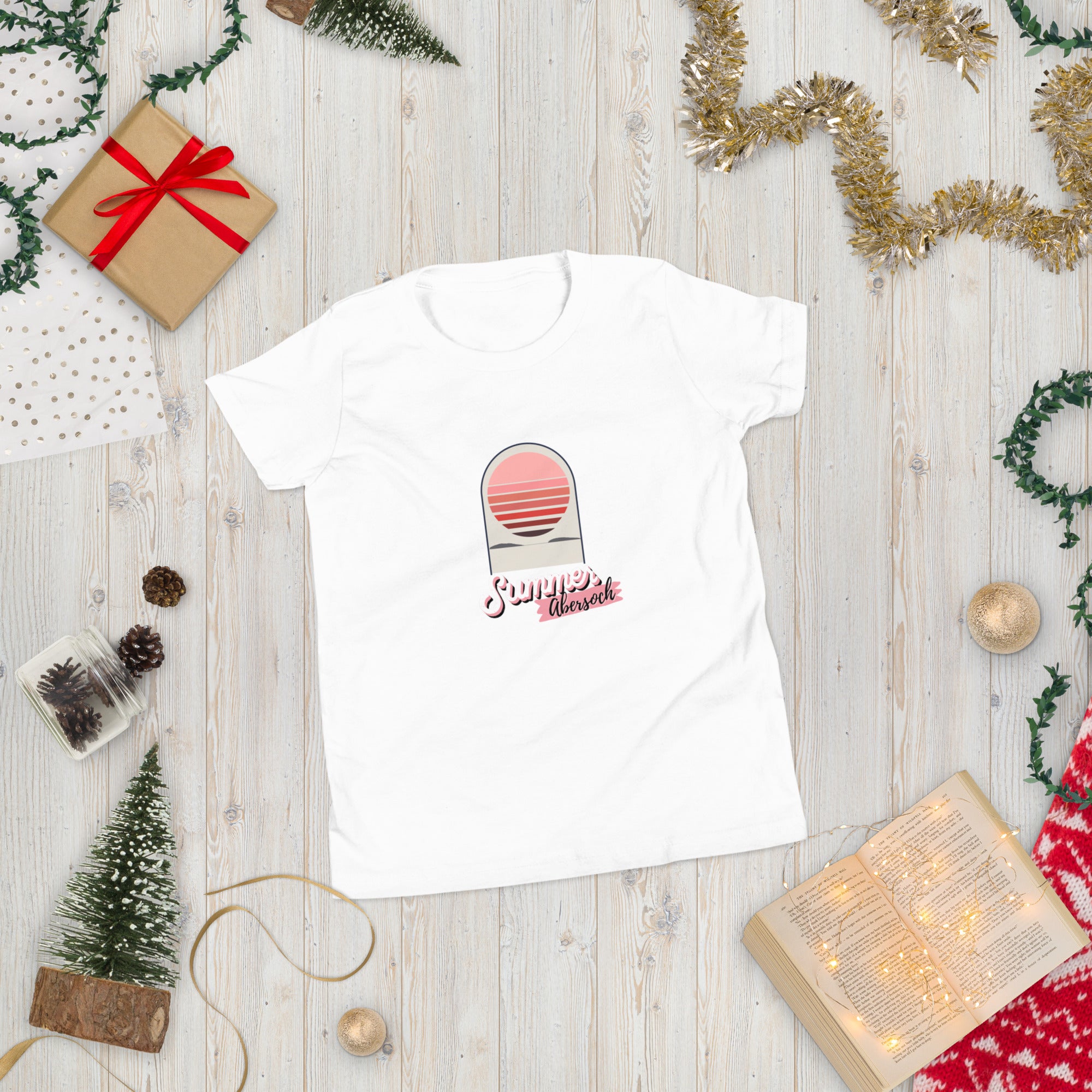 Abersoch Summer Sunset Girls Short Sleeve T-Shirt image 0