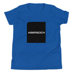 Abersoch Typography Black Square Boys Short Sleeve T-Shirt image 0