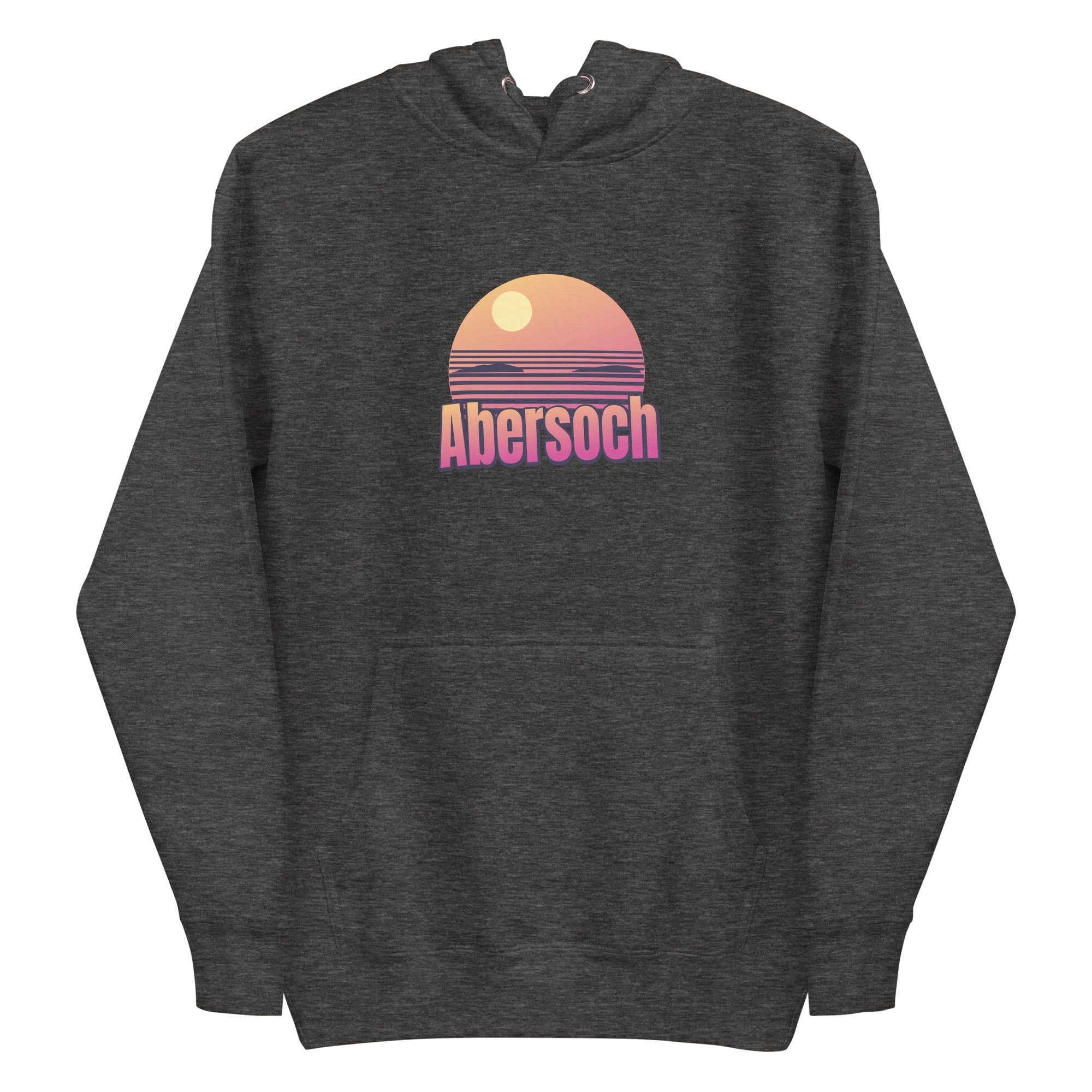 Abersoch Retro Sunset Women Premium Hoodie image 3