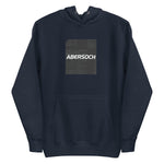 Abersoch Typography Distressed Black Square Premium Hoodie image 2
